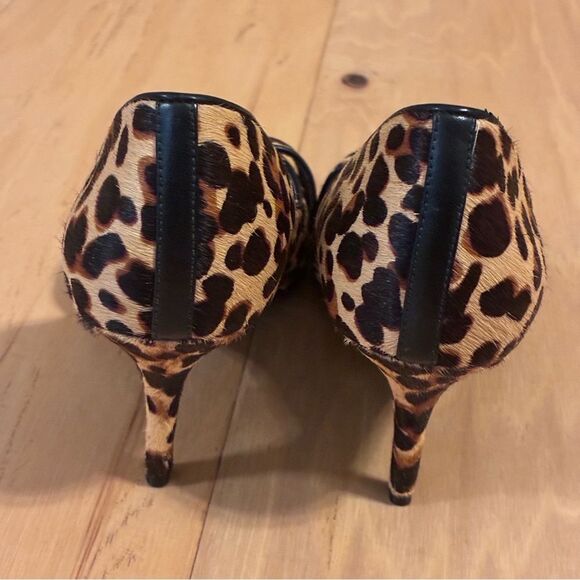 Nine West Leopard Print D'Orsay Pump Women's Size 6M - Picture 9 of 14